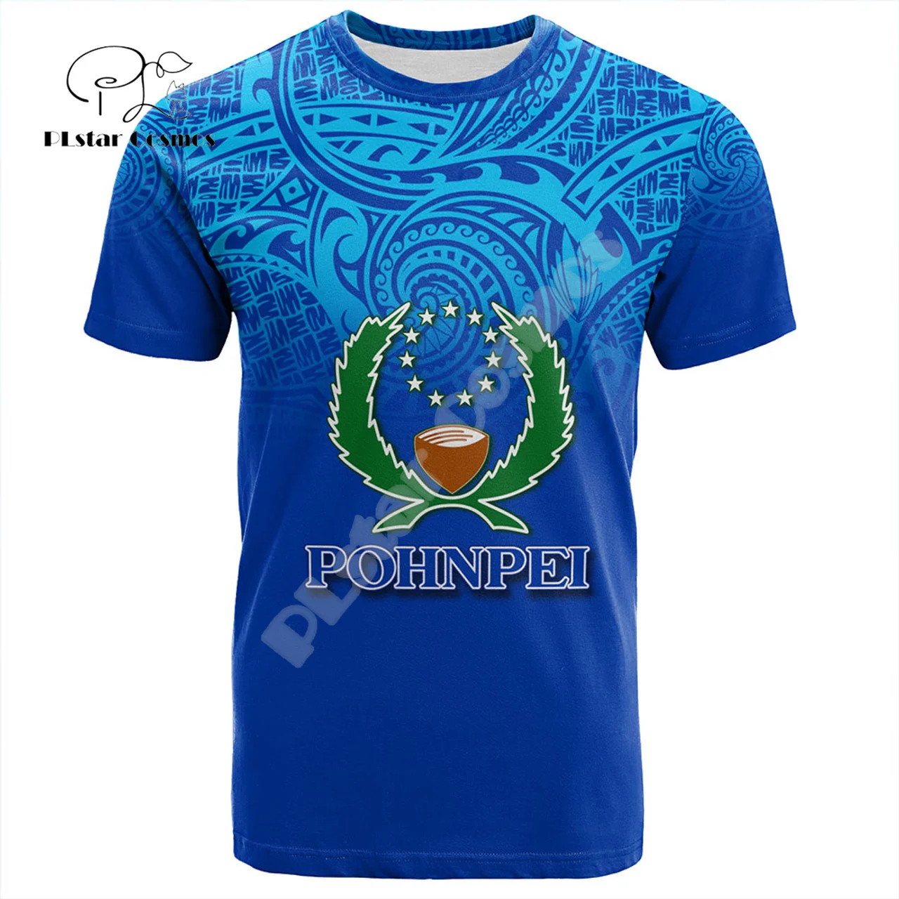 Polynesia Culture Island Country Pohnpei Tribal Colorful Turtle Tattoo Retro 3DPrint Summer Harajuku Short Sleeves T-Shirts XA1