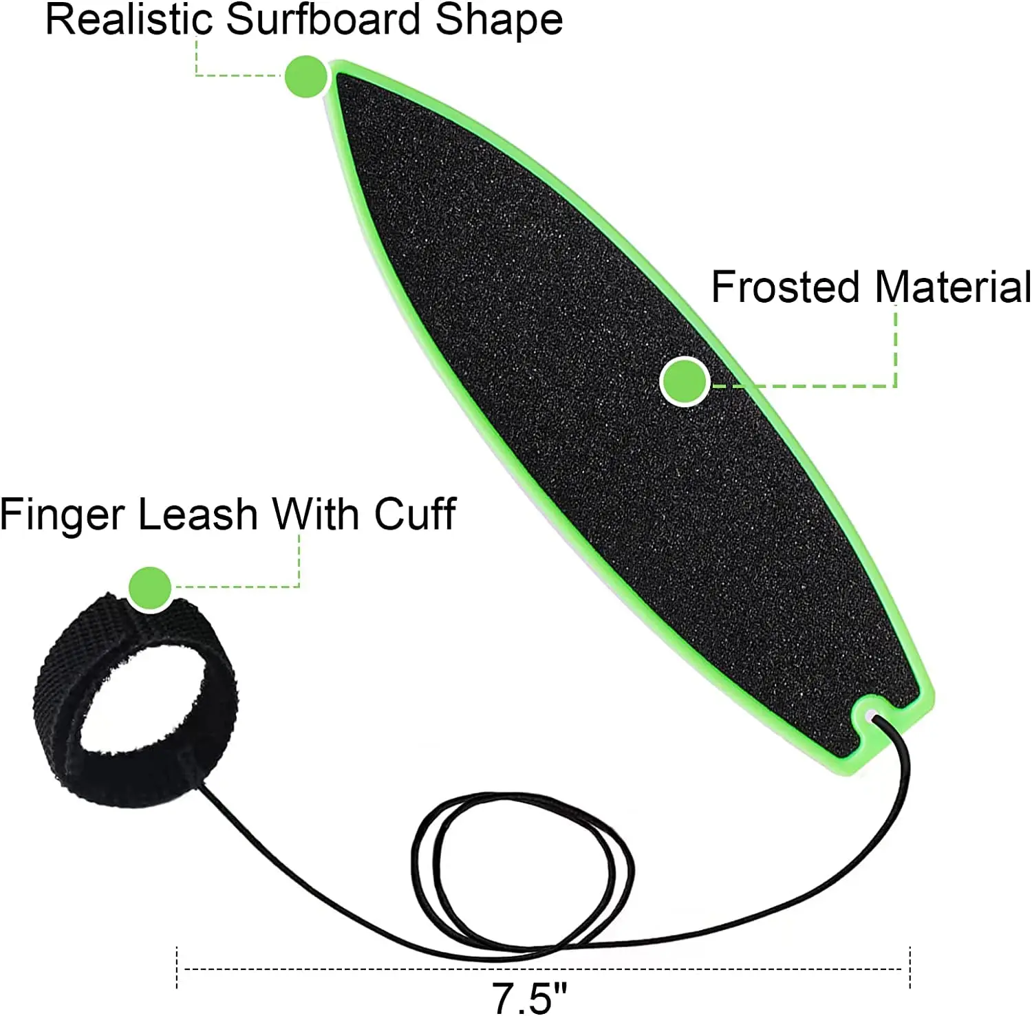 Planche de surf à doigts pour enfants, planche de surf à vent, planche de pont de surf, planche de skate ABS sûre, scooter à doigts, jouets