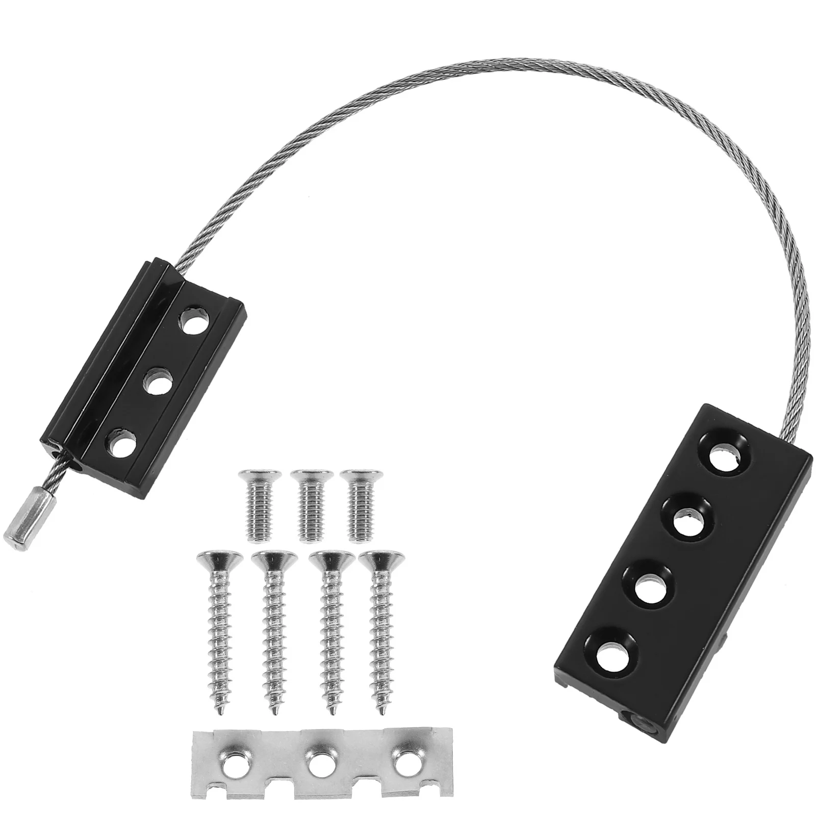 3Pcs Safety Cable Window Lock Durable 304 Stainless Steel Window Restrictor Locks Protection Safety Cable