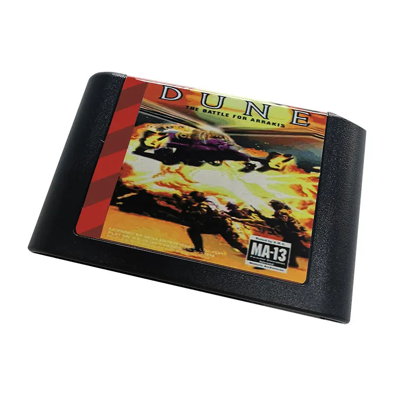 

Dune the Battle for Arrakis 16 Bit MD Game Card Cartridge For Genesis & Mega Drive Game Console (Black)-Full version