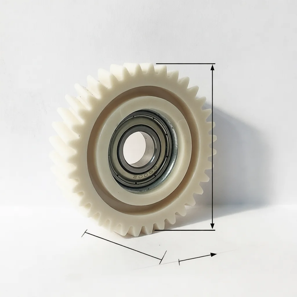 Replacement Nylon Helical Gear Accessory For 500W Electric Scooter Motor Drive System Efficient Transmission Repair Parts