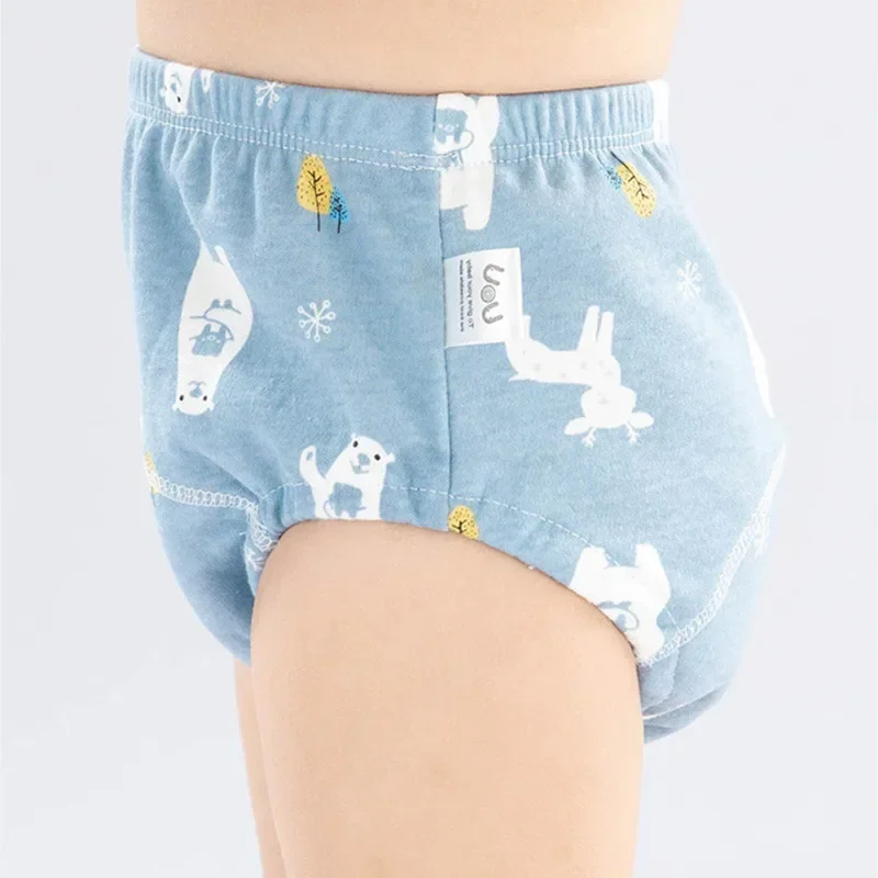 6 Layers of Waterproof and Reusable Cotton Baby Training Pants Baby Shorts Underwear Baby Diapers Diapers Underwear Diaper