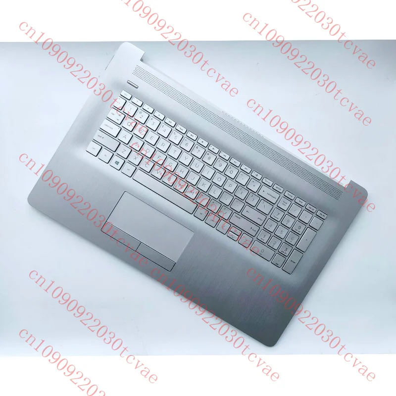 

NEW For HP 17BY 17-BY 17-CA Palmrest Keyboard Backlit & Touchpad Silver US