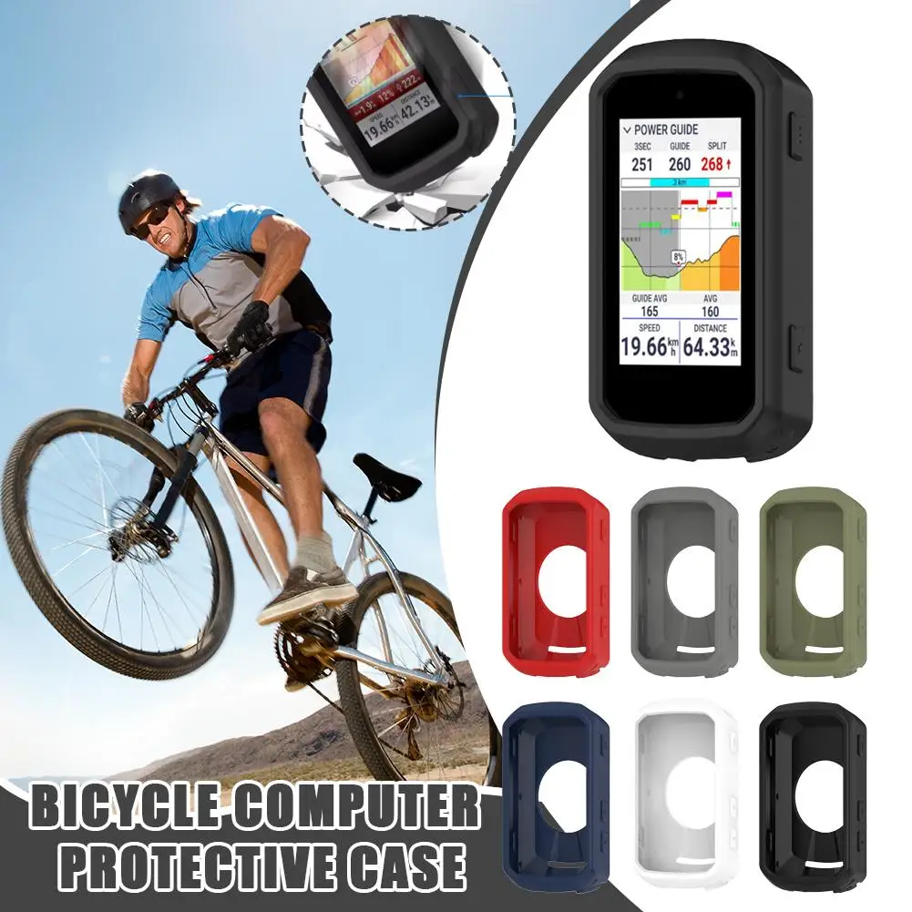 

New Silicone Protective Case Shockproof Anti-collision Screen Protector Bumper Shell for Garmin Edge 850/550 Cycling Accessories