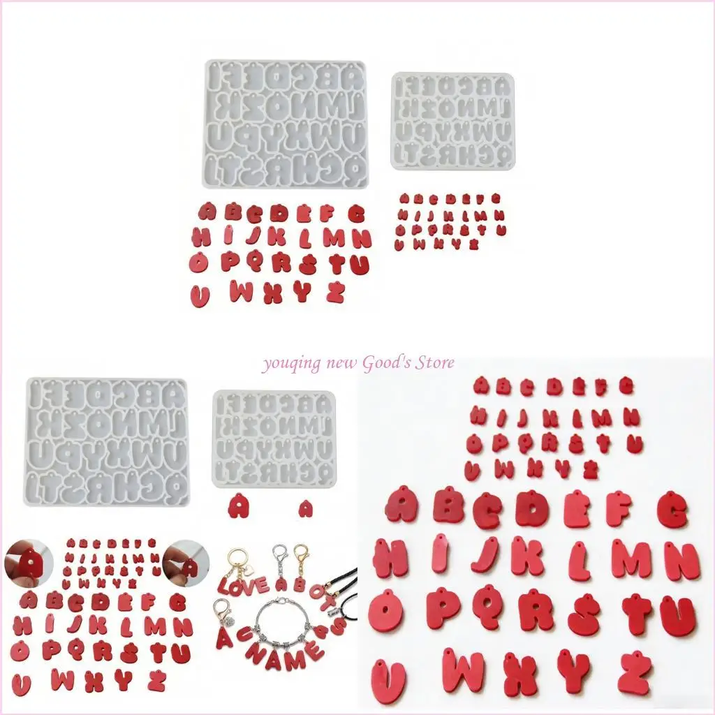 57QA High Quality Letter Silicone Molds For Creative DIY Projects