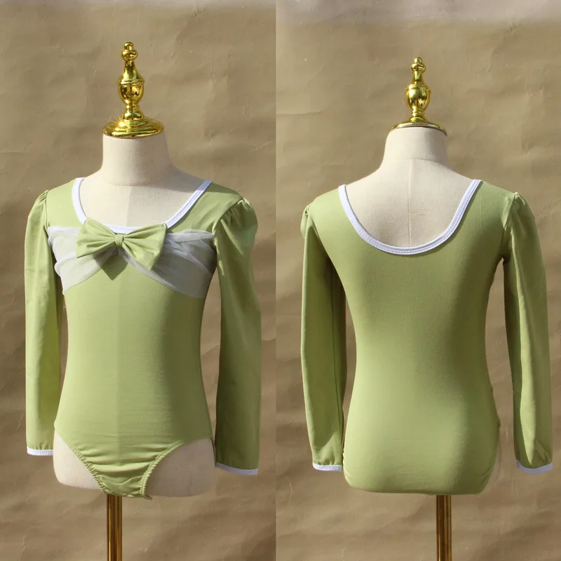 

Kids Winter Dance Outfit Long Sleeve Design Cute Fluffy Tutu Skirt Comfortable Material Perfect for Ballet Practice Competitions