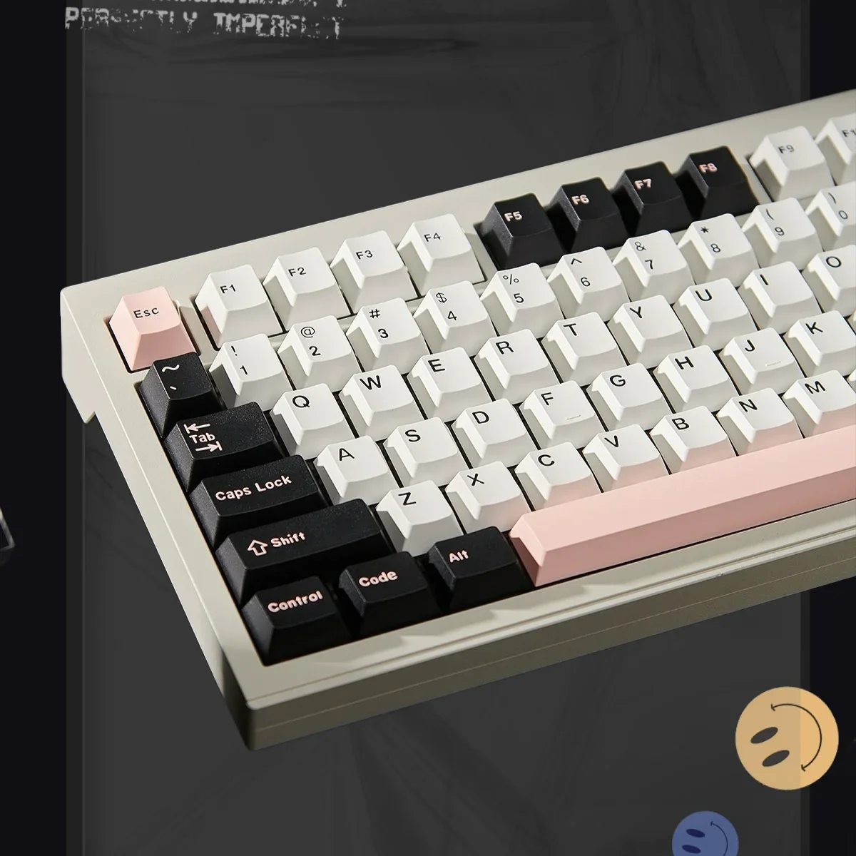 GMK keycap factory height PBT two-color 68/75/84/87/98 bald head non-mechanical keyboard