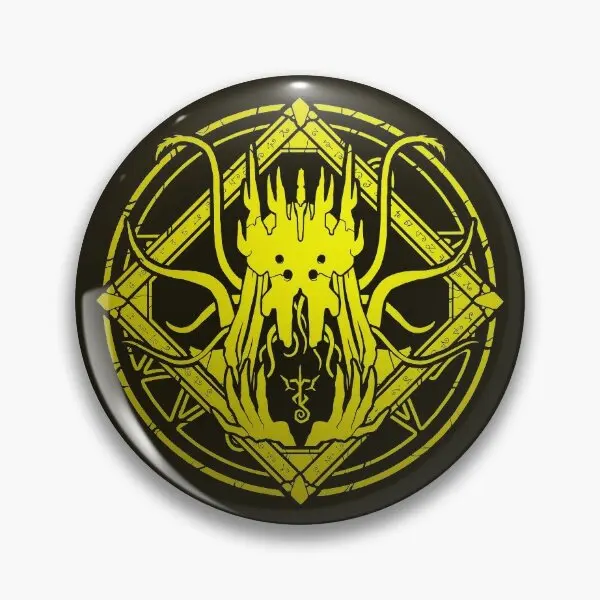 The King In Yellow Hastur Circle Des  Soft Button Pin Gift Cute Badge Lapel Pin Jewelry Fashion Creative Hat Decor Funny Metal