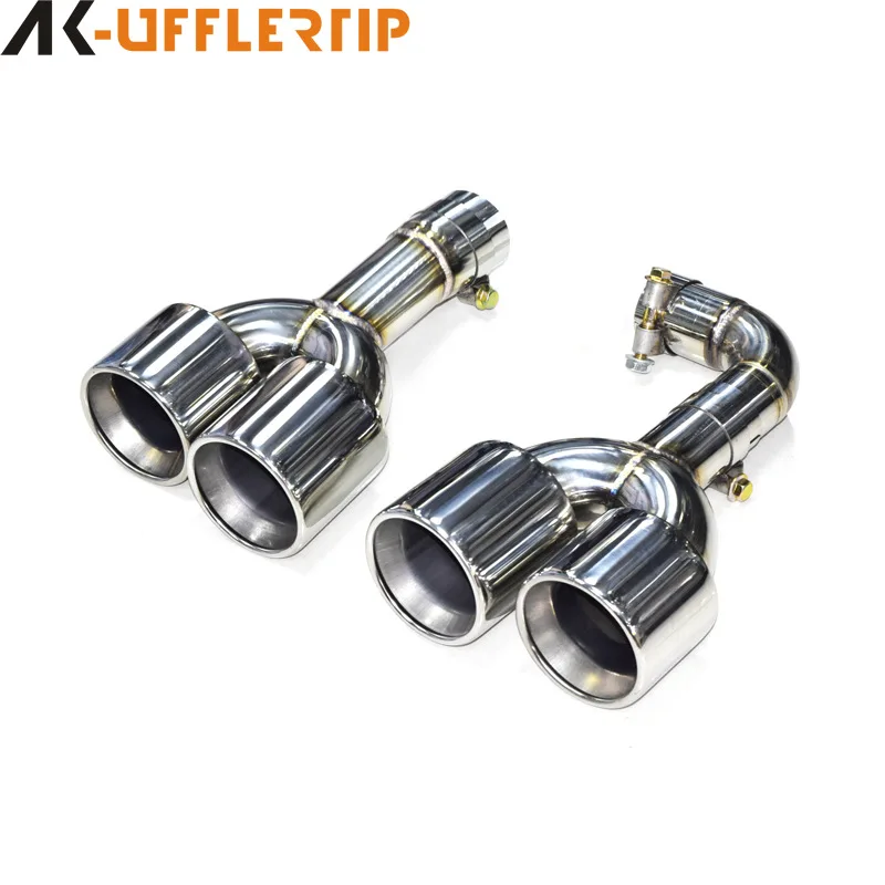 BMW의 새로운 X3X4 수정 및 업그레이드된 썬더 버전 4구 스포츠 카본 파이버 스콜피오 테일 스로트 테일 노즐에 적합합니다.