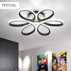 Modernity LED ceiling lamp modern new petal lamp bedroom living room dining room ceiling lamp indoor home lamps and lanterns