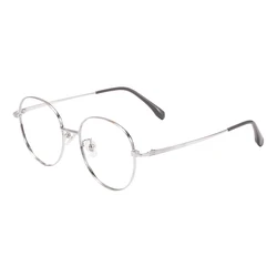 Metal Colorful Oval Full Rim Man And Women Glasses Frame Retro Round High Quality Spectacle For Medical Prescription Lenses