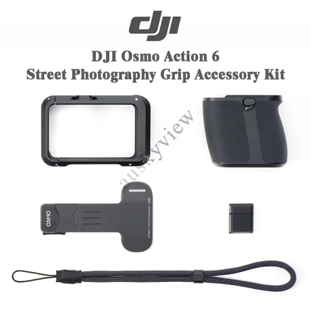 

Osmo Action 6 Street Grip Kit–Hand Grip,Shutter Button,Utility Frame,Wrist Strap NEW