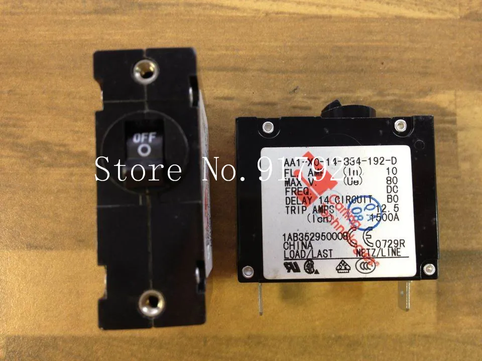 [ZOB] The Jialing AA1-X0-14-334-192-D circuit breaker 1P10A 80VDC genuine new equipment  --12pcs/lot