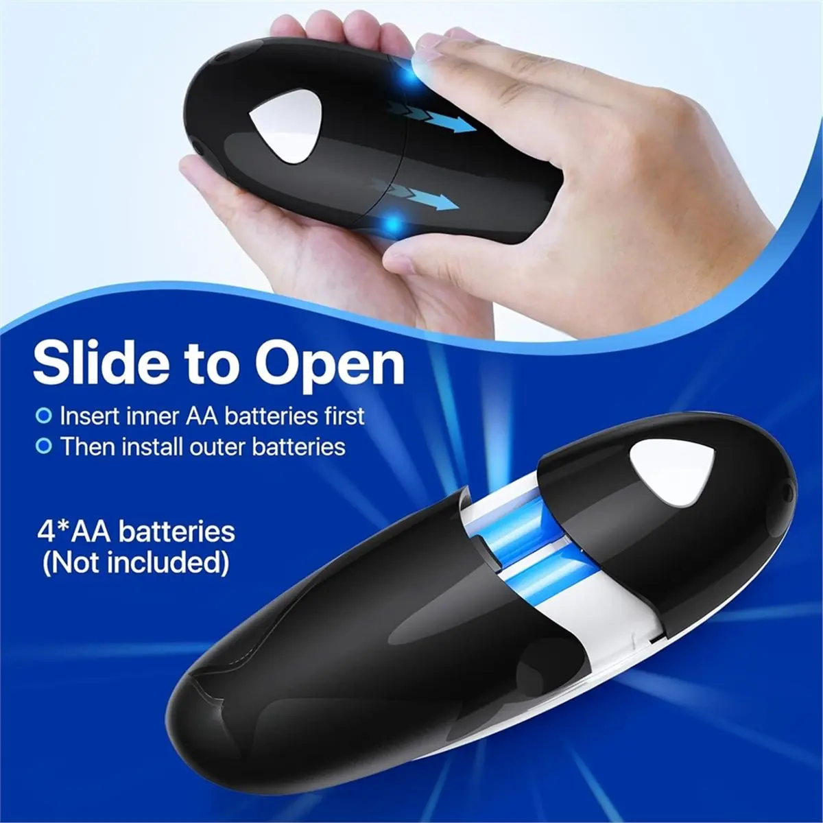 【STABLE QUALITY】Electric Can Opener, Can Opener for Seniors, Suitable for Any Size Cans,Smooth Edge,Battery Powered,Automatic Ca