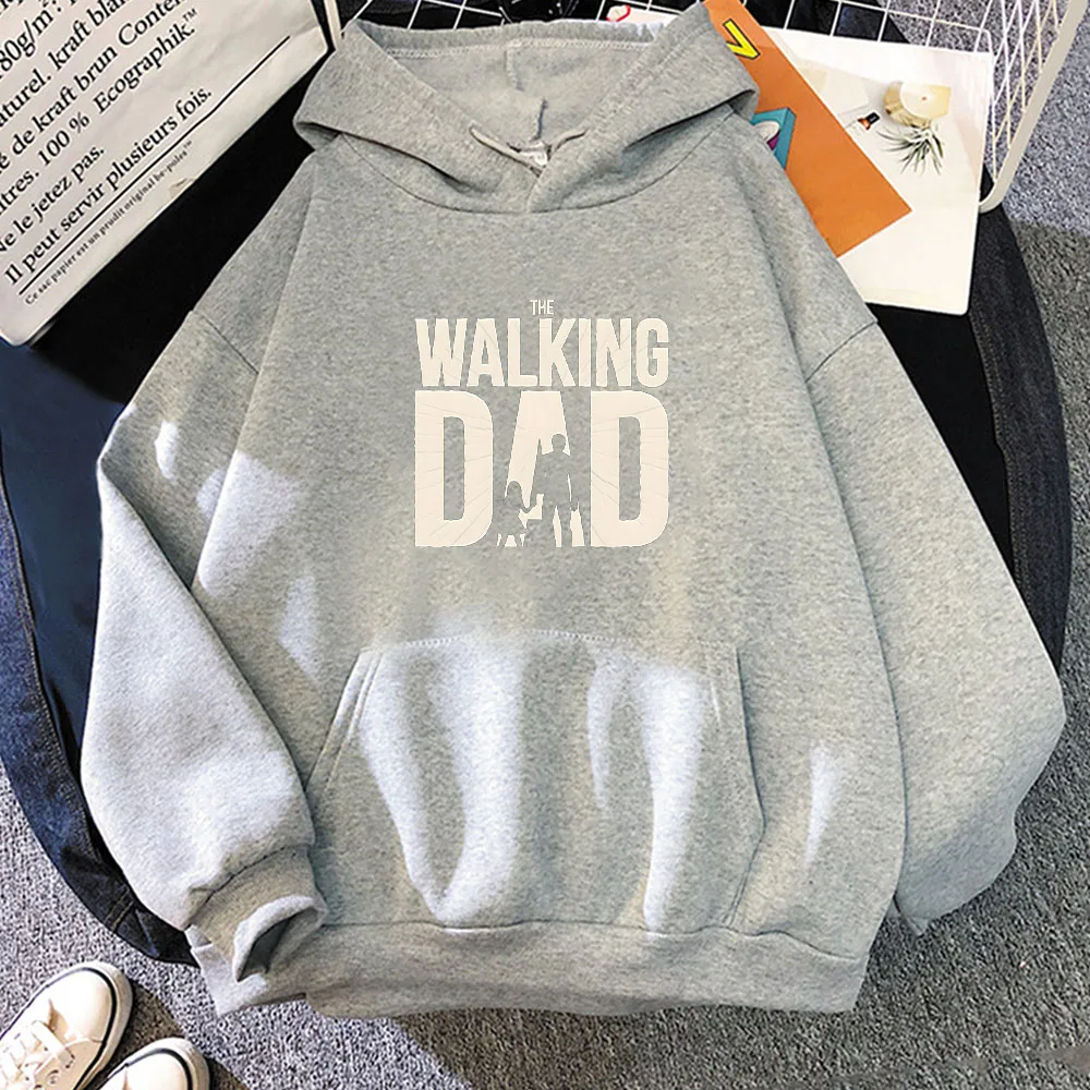 The Walking Dad Family Paternity Graphic Hoodies for Autumn/Winter Children Sweatshirt Funko Pop Parent-child Wear Moletom Hoody