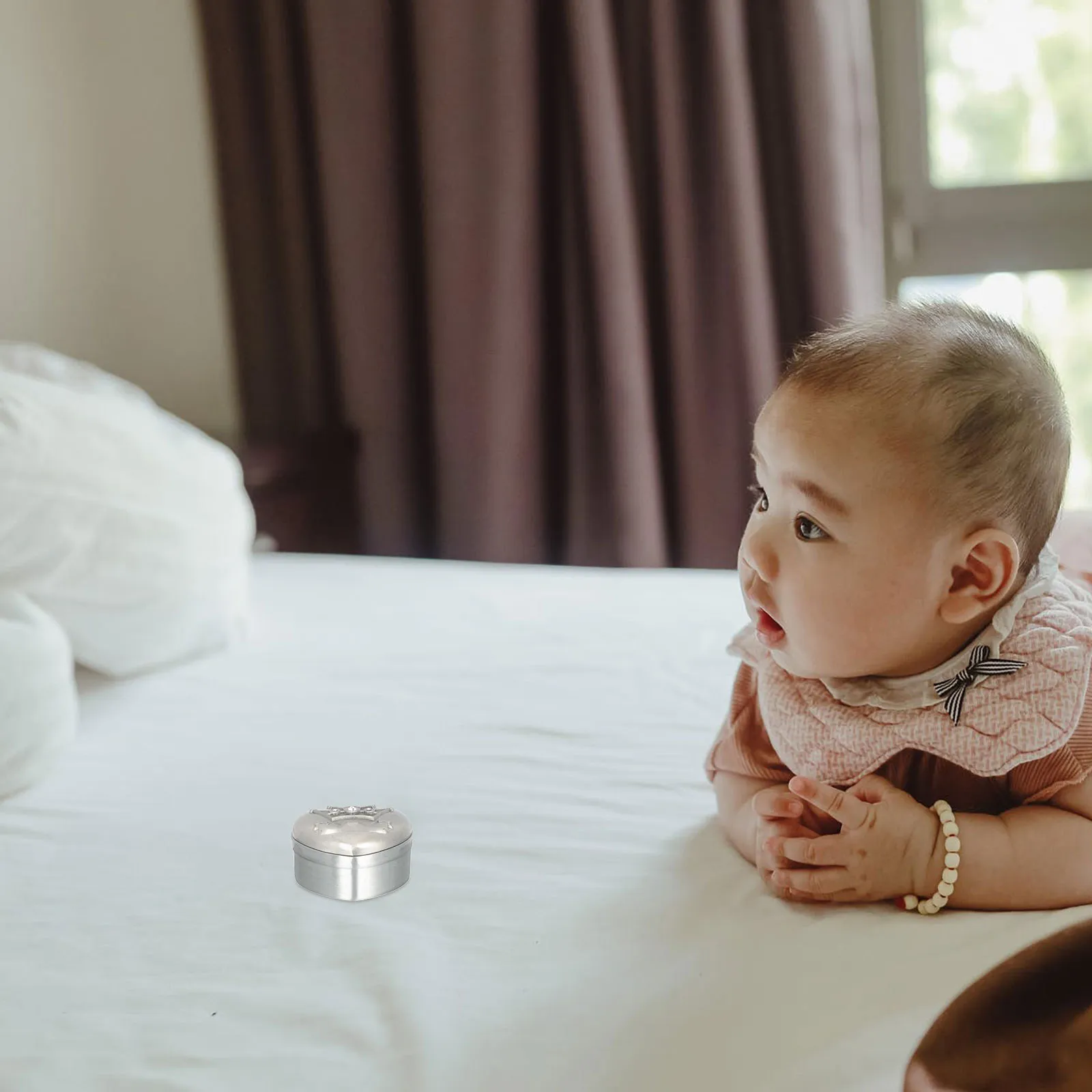 2pcs-delicate-smooth-surface-alloy-tooth-box-baby-teeth-holder-keepsake-organizer-for-kids-christmas-birthday-new-year-deciduous