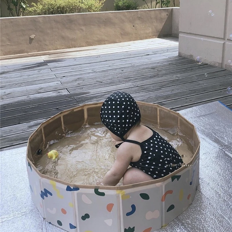 Piscine Pliable pour Bébé, Jouet d'Été Épais, Tente d'Océan, Nik, pour Enfant, Diamètre 80cm