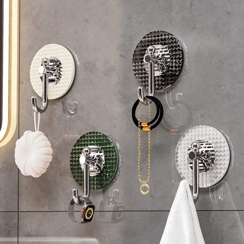 Multi-purpose Wall Organizer Hook Behind-door Key Cloth Hanger Hook Bathroom Robe Towel Holder Rack Kitchen Hardware Shelf Hook