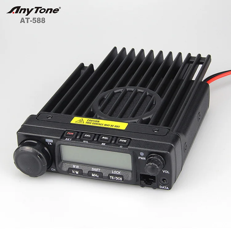 Anytone AT588 Vehicle radio Base Station High power 70w/45w vhf uhf mobile radio 100km long range CTCSS/DCS scan walkie talkie