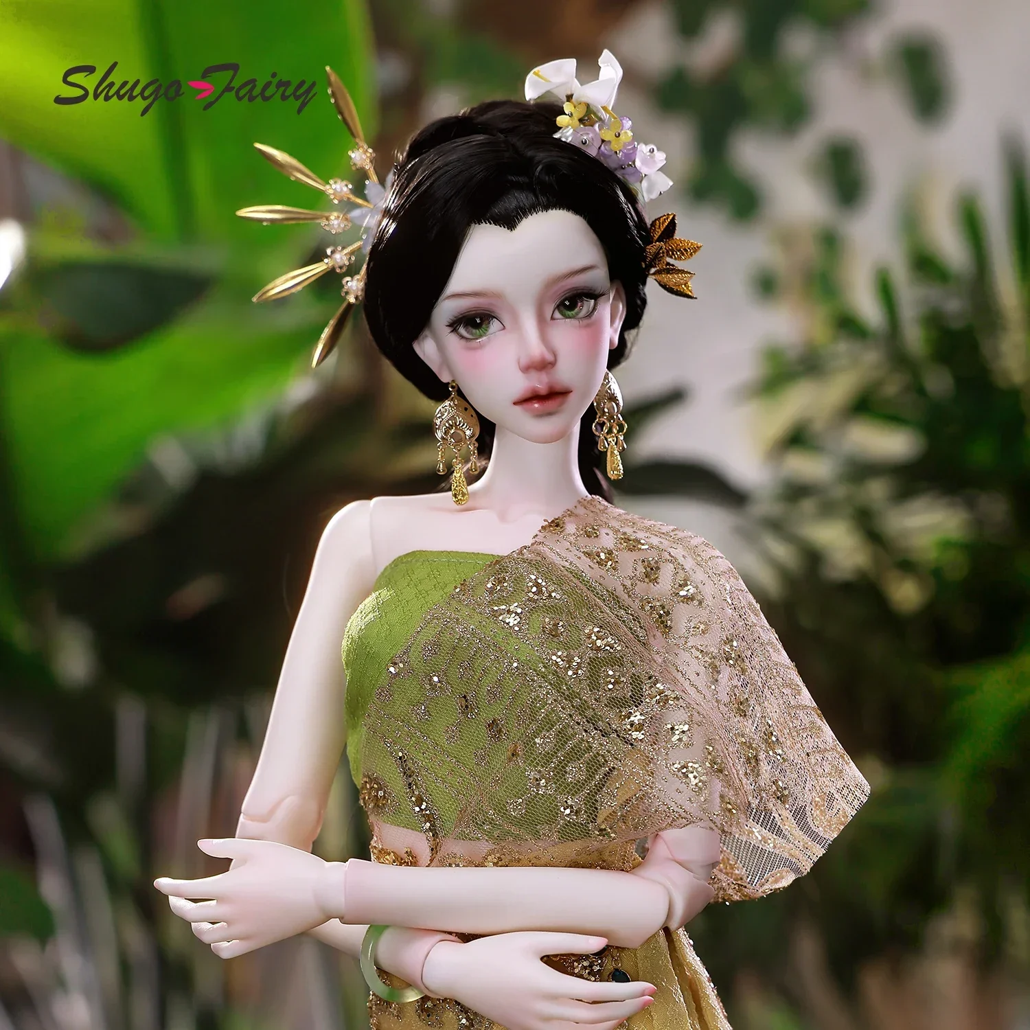 Shugafairy Finni Bjd Doll 1/3 Dai Nationality Resin Fullset Art Figure Dolls Girl Southeast Asia 1/3 Bjd Clothes Action Figure