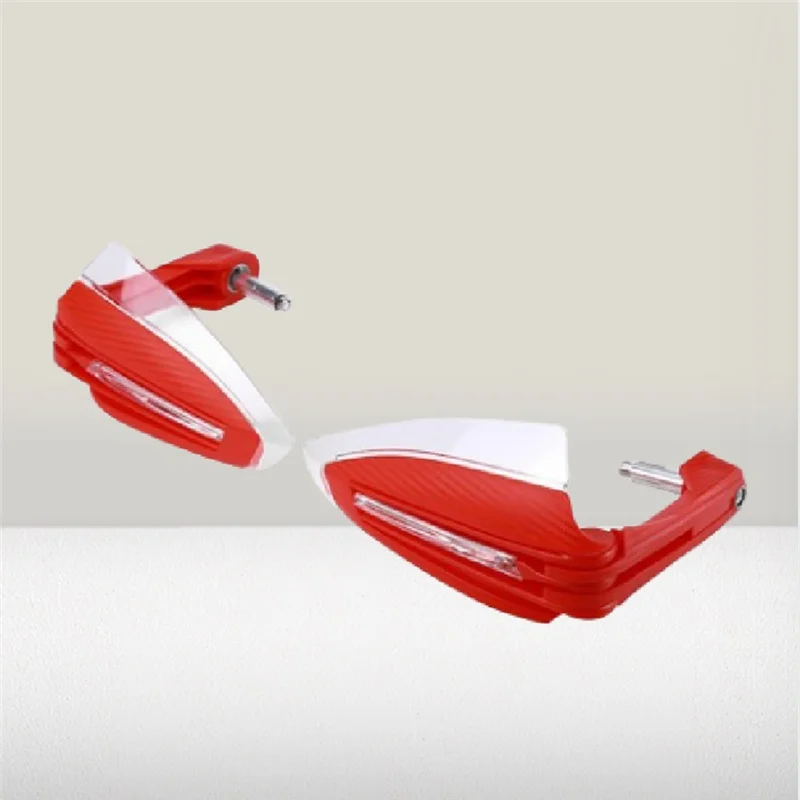 

A60E-Windproof Shield Protection Motorcycle Hand Windproof Shield Protection Universal LED Turn Signal Lights Accessories