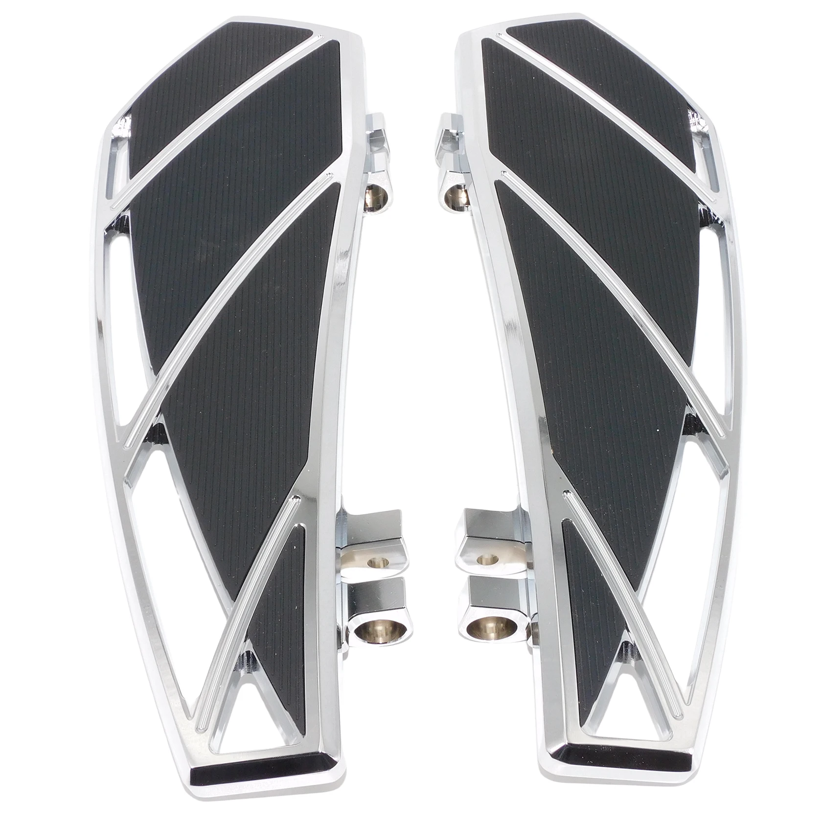 Motorfietsrijder Uitgebreide voorste vloerplanken CNC voetsteunen voetsteunen voor Harley Touring Softail Street Electra Glide Road King FL