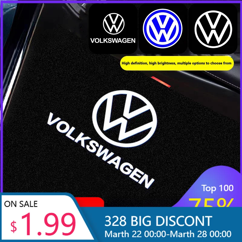 

For VW Volkswagen Jetta MK5 Golf HD Led Welcome Light Car Door Projector Lamps For VW GTI Scirocco Polo Passat B6 Golf Jetta Atl