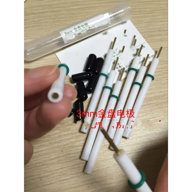 

Gold Electrode Gold Disk Electrochemical Electrode 1mm 2mm 3mm 4mm 5mm