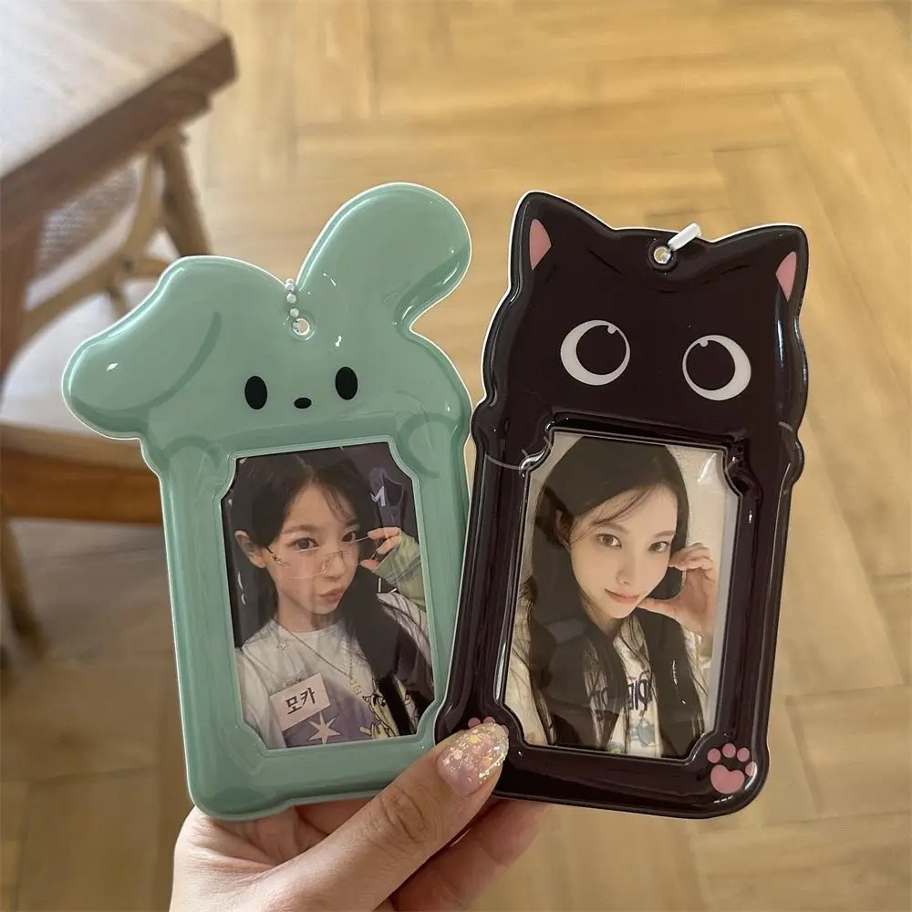 New Cute Animal 3 Inch Card Holder Magnetic Cartoon Idou Photo Album PVC Photo Card