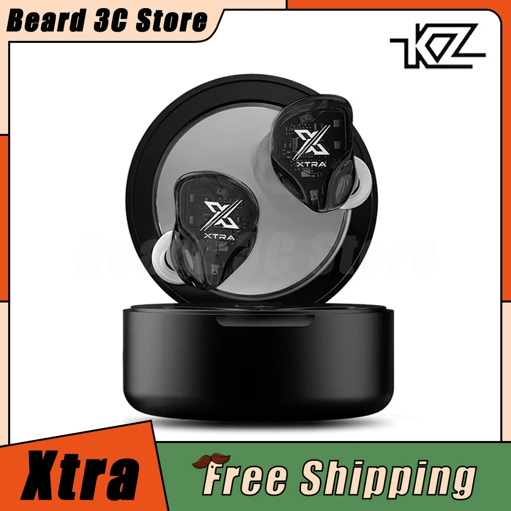 

KZ-Xtra Wireless Bluetooth Earphone Active Noise Reduction HIFI Sound Qualcomm QCC3091 Chip TWS Earphone PC Gamer Accessories