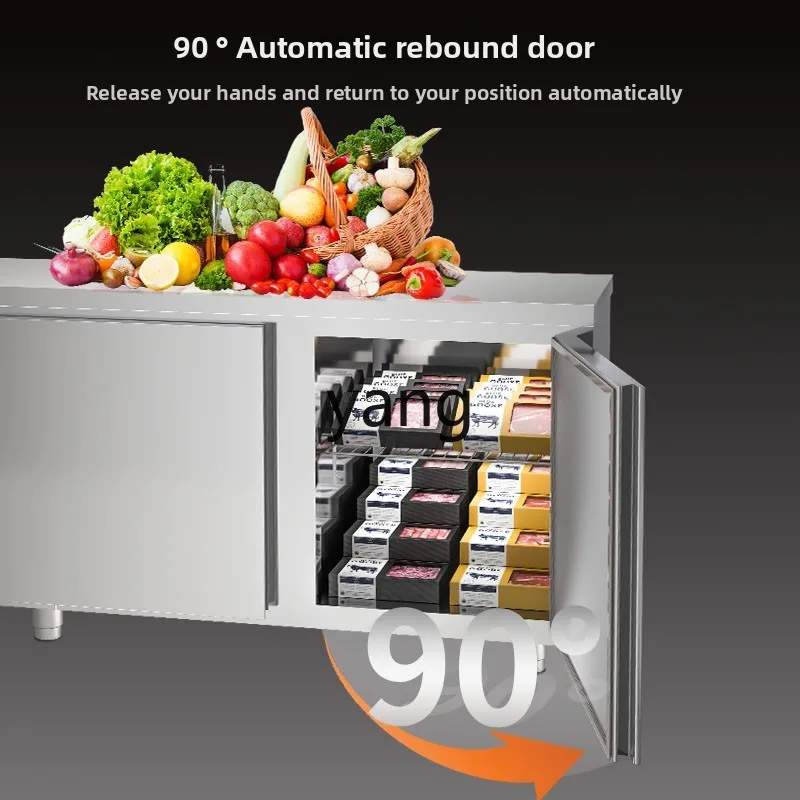 LH Refrigerated Workbench Freezer Commercial Refrigerator Flat Freezer