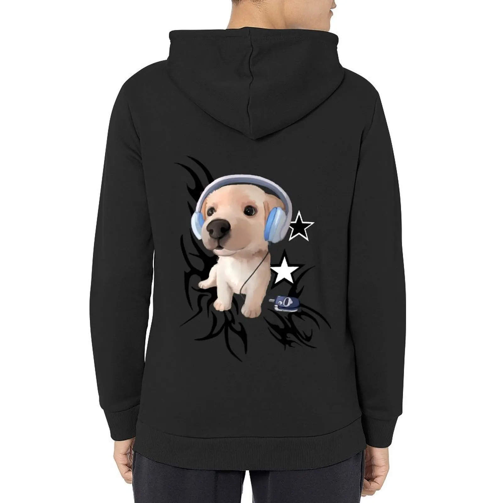 

Music dog 2 Hoodie men wear hooded shirt men's autumn clothes men's clothes hoodie graphic
