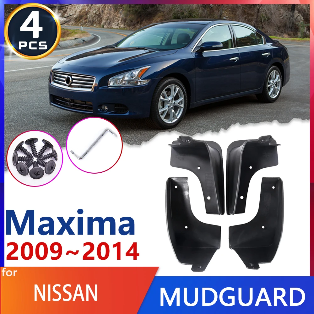 

Брызговики для Nissan Maxima A35 MK7 7-го поколения 2009 ~ 2014 2010, грязеотталкивающие Брызговики, брызговики, товары, автозапчасти, аксессуары