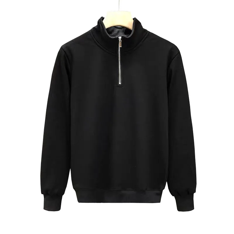 

Men's Half High Collar Pullover Spring New Product Golf Outdoor Quick drying Sports Shirt Versatile Long Sleeve T-shirt Top
