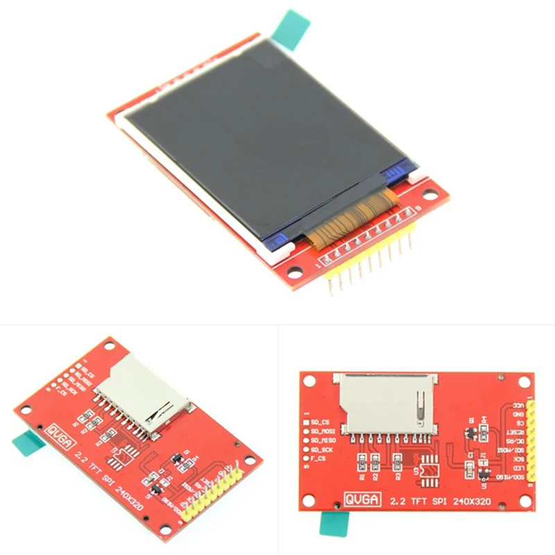 New 2.2 Inch SPI TFT LCD Module 320x240 ILI9341 LCD Screen Display Comaptible with Arduino IDE/C51/STM32