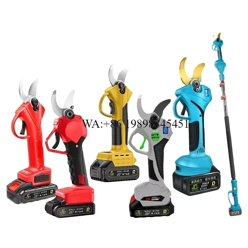 WMWMNU for Lithium Pruning Shears Fruit Tree Trimmer Garden Tool High Branch Pruning Scissors