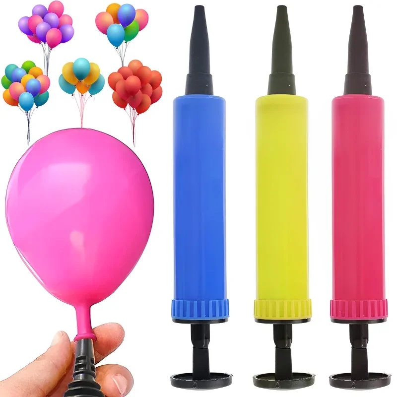 

Quick Balloon Pump Hand Push Air Inflation Balloon Pump Latex Foil Balloon Inflator Birthday Wedding Christmas Party Accessories