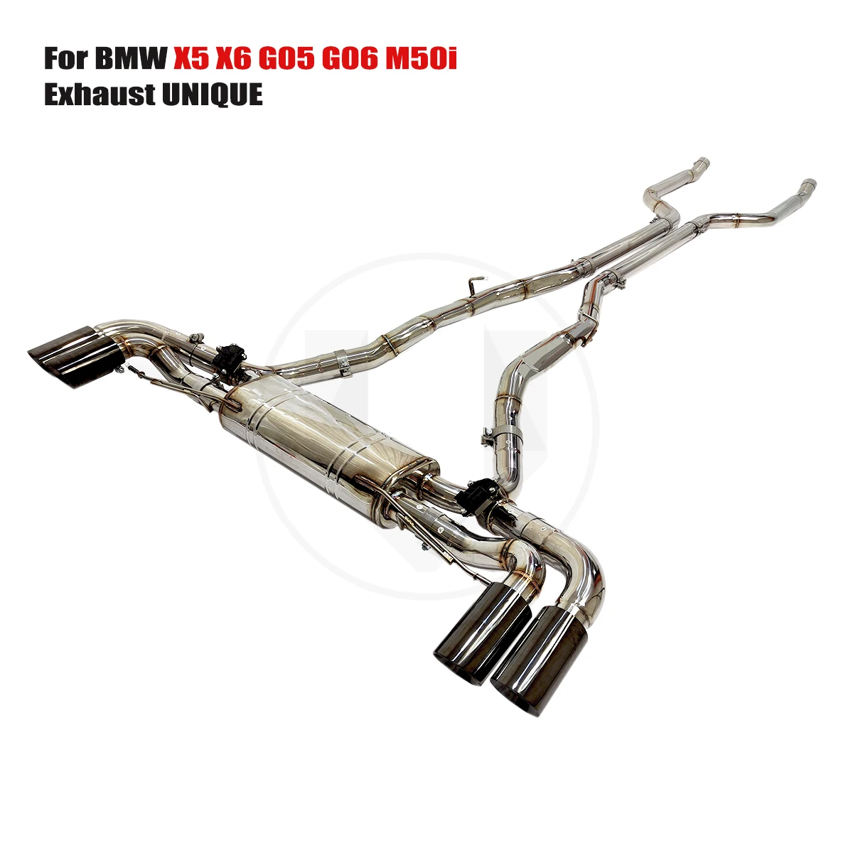 UNIQUE For 2019-2023 BMW G05 G06  X5 X6 M50i  v8 4.4T performance valve exhaust system ss304 exhaust muffler