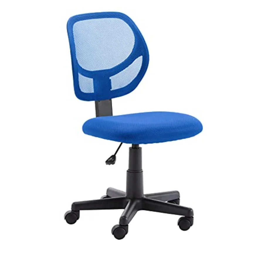 

Low Back Office Chair Breathable Mesh Height Adjustable Padded Seat Rolling Wheels Swivel 21.25" D x 22.5" W x 38" H
