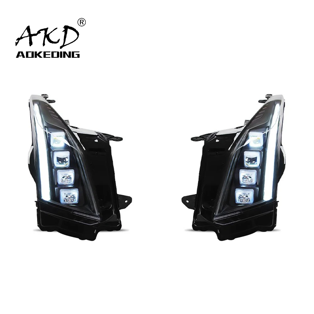 

Car Lights For Cadillac ATS 2014-2018 ATS-L LED Auto Headlights Assembly Upgrade Projector 4 Lens Dynamic Lamp Tools Accessories