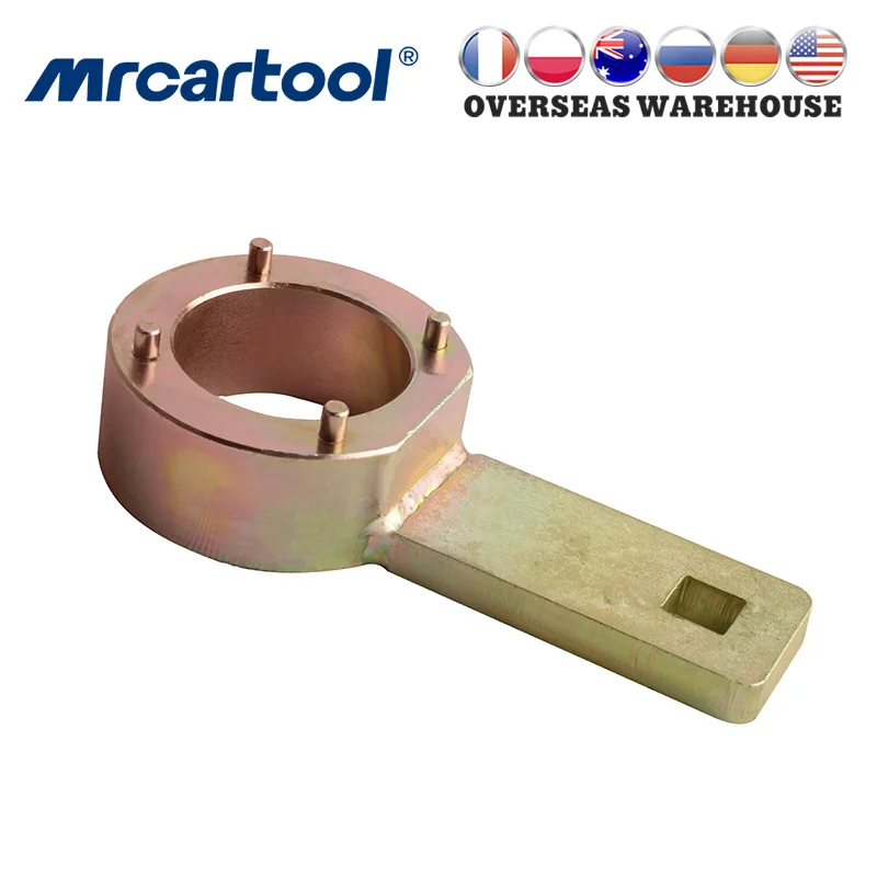 

MR CARTOOL T10355 Crankshaft Pulley Holding Wrench For Vibration Damper Tool for Audi VW 1.8 2.0 Engine Timing Tool