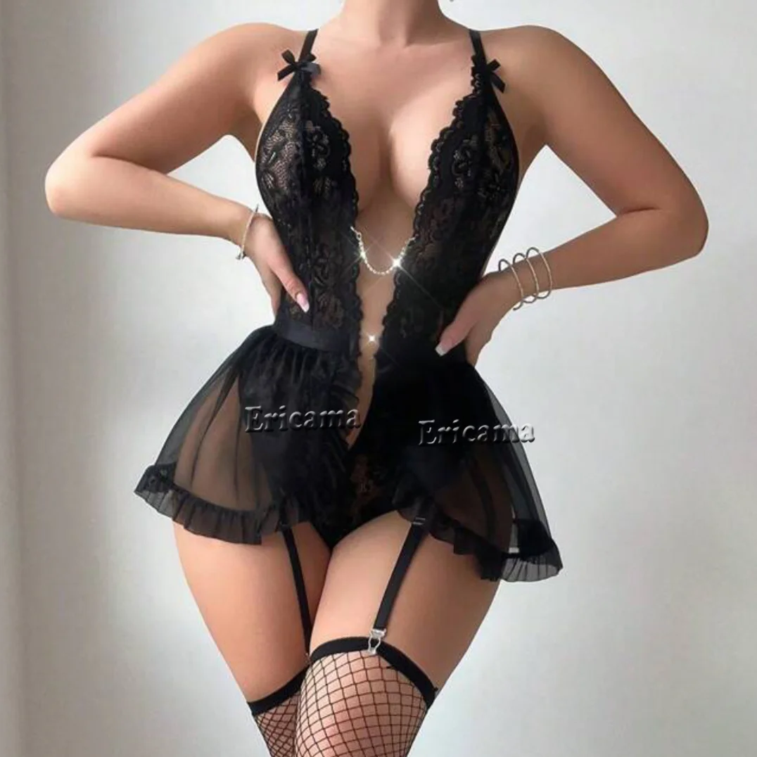 

Sexy Lingerie Woman Lace Transparent Underwear Brief Sets Delicate Bra Kit Push Up Breves Sets Thin Sexy Erotic Bras Bodysuit