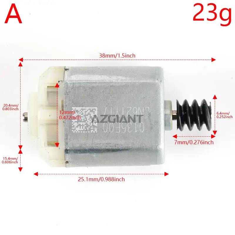 AZGIANT Car Side Rearview Mirror Adjust Actuator Repair Inner Motor for 2014  FIAT 500L Original Parts Replace Durable