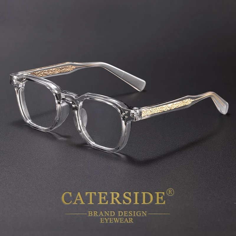 CATERSIDE Trend Anti-Blaulicht-Brille für Damen, TR90-Rahmen, hochwertige Retro-Quadrat-Computer-Lesebrille für Herren, optische Brillen – Detail 14