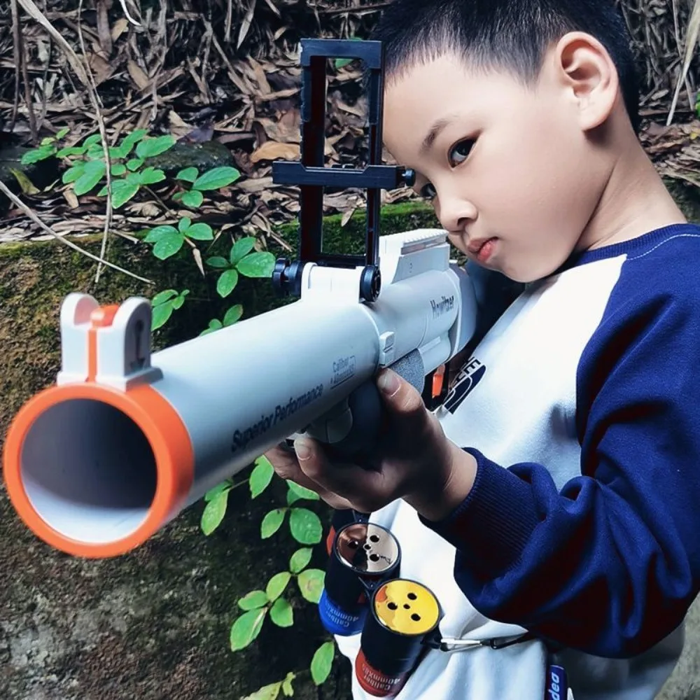 M79 탄피 배출 소프트 총알 장난감 총 폼 펠렛 블래스터 소총 발사기 크리스마스 생일 선물용 슈팅 게임