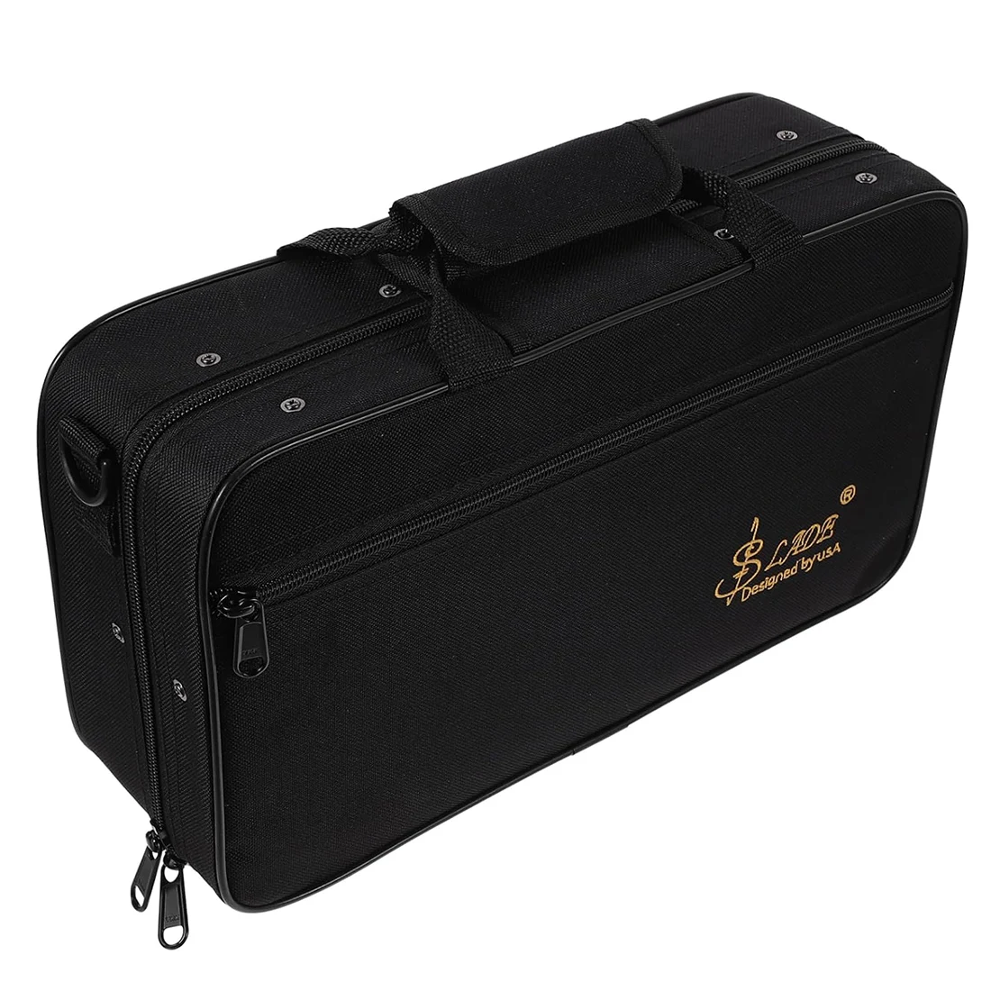 

SLADE Clarinet Bag Box Black Cloth Clarinet Case Travel Bracket Oxford Cloth Clarinet Storage Woodwind Instrument Accessories