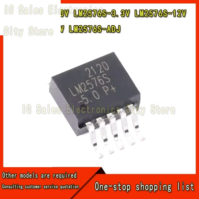 New LM2576 LM2576S-5.0V/3.3V/12V/15V/ADJ Voltage regulator buck chip