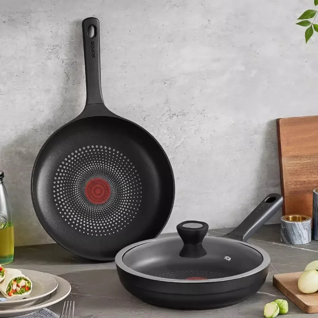 مقلاة، بقعة حمراء نارية، تراكم الزيت، بيضة مقلية، مقلاة، منزلية، بدون دخان زيتي، موقد غاز #2