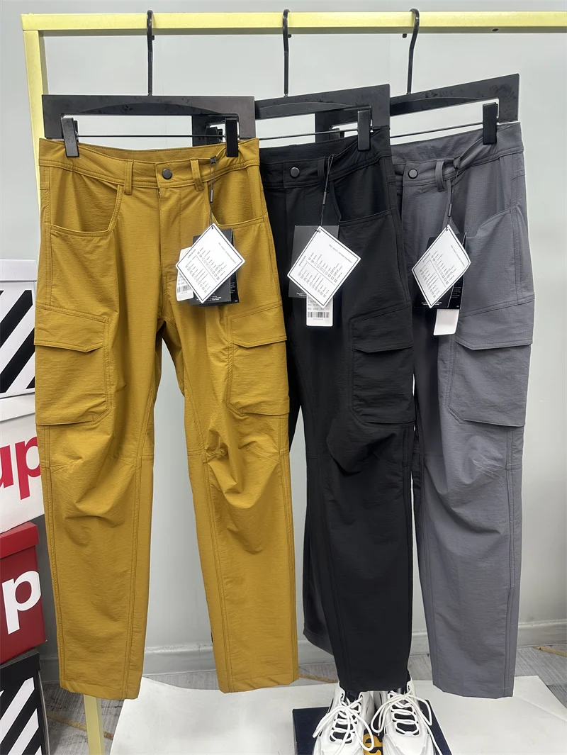 

Мужские повседневные брюки для активного отдыха: ветрозащитные, водонепроницаемые, износостойкие, с 3D-кроем, многокарманные, из мягкой ткани.