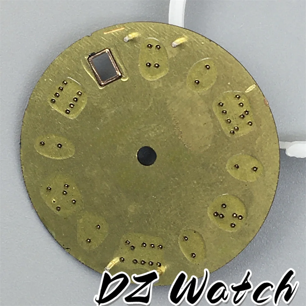 DZ 29mm Black Blue Gold Red White Dial Roman Number Index Suitable For NH35 Movement Watch Accessories